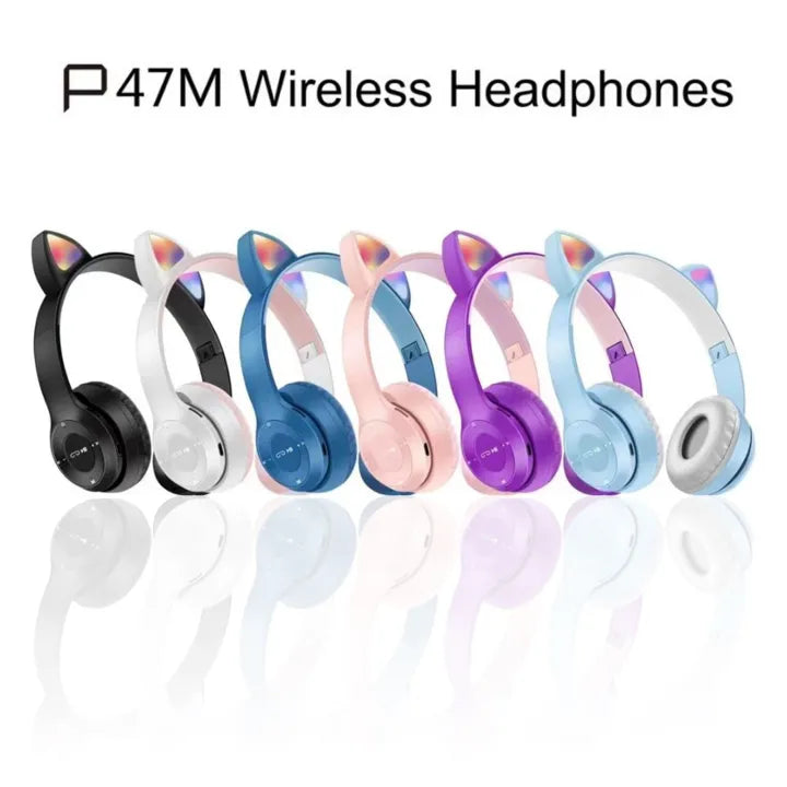 P47M Cat Ear HeadPhone