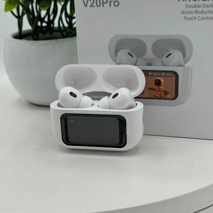 V20 Pro LCD AirPods | ANC & ENC Noise Cancelling