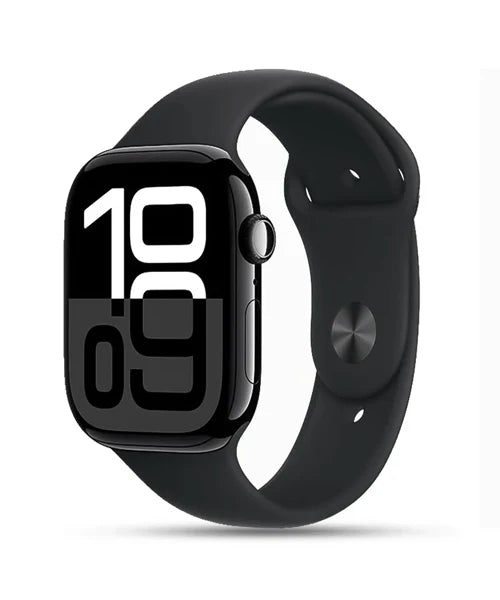 Series 10 Stainless Steel 2 Straps {Apple Logo}