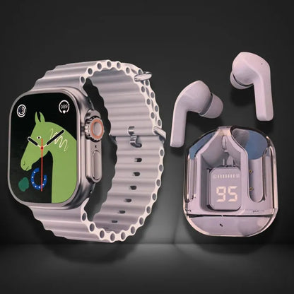 Crown S300 7 in 1 Ultra 2 Smart Watch with Air 31 Airpods